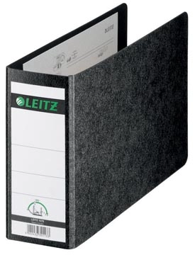 Een Leitz 180° kartonnen ordner ft A5 dwars, rug van 7,7 cm, zwart koop je bij best4office