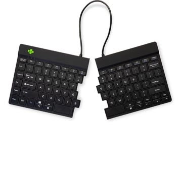 Een R-Go Split Break ergonomisch Bluetooth toetsenbord, qwerty, zwart koop je bij best4office