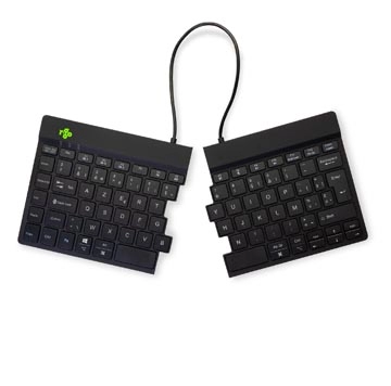 Een R-Go Split Break ergonomisch Bluetooth toetsenbord, azerty, zwart koop je bij best4office