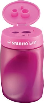 Een STABILO EASYsharpener potloodslijper, 2 gaten, voor rechtshandigen, roze koop je bij best4office