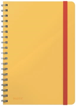 Een Leitz Cosy notitieboek met spiraalbinding, voor ft B5, gelijnd, geel koop je bij Muys Kantoor & Kado