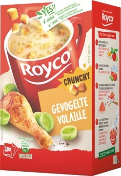 Een Royco Minute Soup gevogelte met croutons, pak van 20 zakjes koop je bij Muys Kantoor & Kado