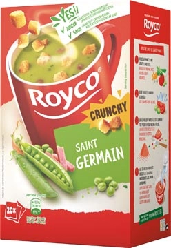 Een Royco Minute Soup St. Germain met croutons, pak van 20 zakjes koop je bij Muys Kantoor & Kado