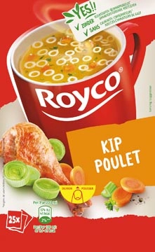 Een Royco Minute Soup kip, pak van 25 zakjes koop je bij Muys Kantoor & Kado