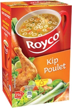 Een Royco Minute Soup kip, pak van 25 zakjes koop je bij Muys Kantoor & Kado