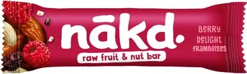 Een Nakd Berry Delight, reep van 35 g, pak van 18 stuks koop je bij Muys Kantoor & Kado