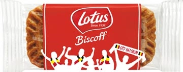 Een Lotus Biscoff speculoos, doos van 350+50 individueel verpakte stuks koop je bij Muys Kantoor & Kado