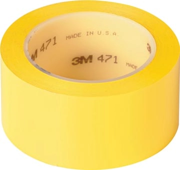 Een 3M Vinyl tape 471, ft 50 mm x 33 m, geel koop je bij Muys Kantoor & Kado