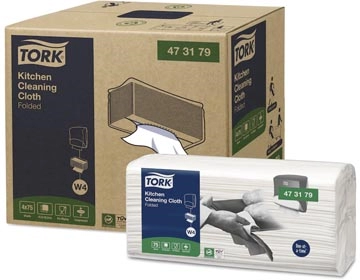 Een Tork Kitchen Cleaning reinigingsdoek, W4, 75 vellen, pak van 4 stuks koop je bij Muys Kantoor & Kado