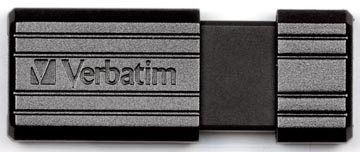 Een Verbatim PinStripe USB 2.0 stick, 8 GB, zwart koop je bij best4office