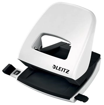 Een Leitz WOW perforator, 30 blad, parelwit, op blister koop je bij best4office