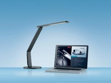 Een Hansa bureaulamp Vario Plus, LED, antraciet koop je bij Muys Kantoor & Kado