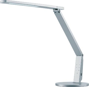 Een Hansa bureaulamp Vario Plus, LED, zilver koop je bij Muys Kantoor & Kado