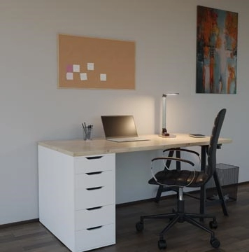 Een Hansa bureaulamp Breeze, LED, zilver koop je bij best4office