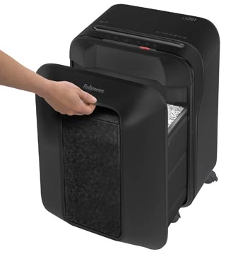 Een Fellowes Microshred papiervernietiger LX201, zwart koop je bij best4office