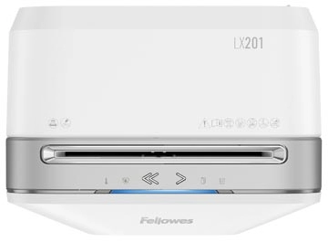 Een Fellowes Microshred papiervernietiger LX201, wit koop je bij best4office