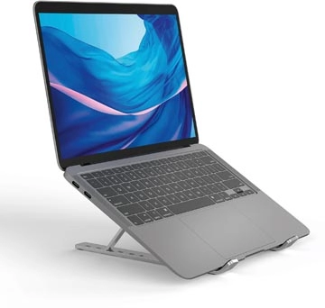 Een Durable Fold laptopstandaard, zilver koop je bij best4office