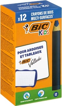 Een Bic Kids potlood voor whiteboards Multisurface, blauw, doos van 12 stuks koop je bij Muys Kantoor & Kado