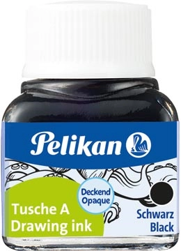 Een Pelikan Oost-Indische inkt zwart, flesje van 10 ml koop je bij best4office