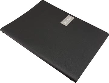 Een Securit Menukaart leather Raw, ft A4, zwart koop je bij best4office