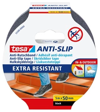 Een Tesa anti-slip tape, ft 5 m x 50 mm, zwart koop je bij Muys Kantoor & Kado