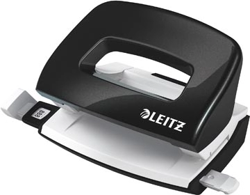 Een Leitz NeXXt WOW Mini perforator, 10 blad, zwart koop je bij Muys Kantoor & Kado