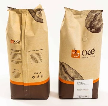 Een Oké koffie, gemalen, zak van 1 kg, Special koop je bij Muys Kantoor & Kado