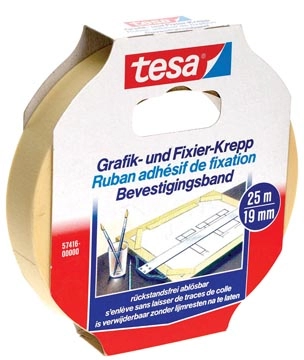 Een Tesa bevestigingsplakband, ft 19 mm x 25 m koop je bij best4office