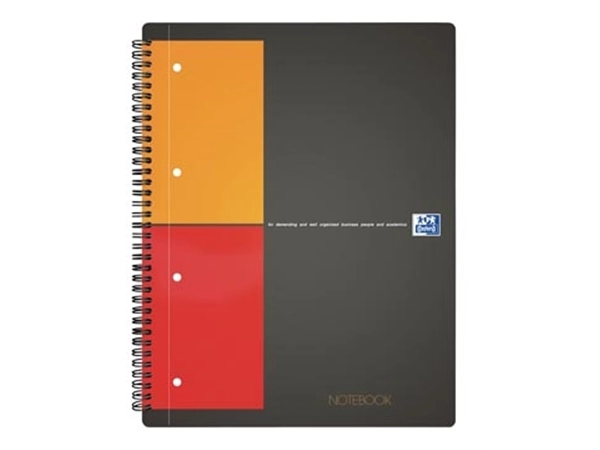 Een Oxford INTERNATIONAL Notebook, 160 bladzijden, ft A4+, geruit 5 mm koop je bij best4office