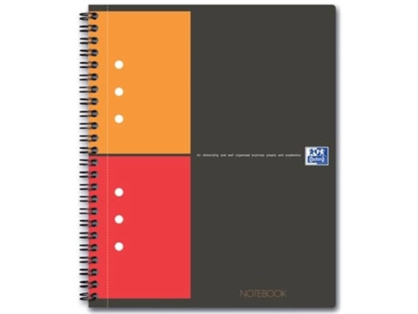 Een Oxford INTERNATIONAL Notebook, 160 bladzijden, ft A5+, geruit 5 mm koop je bij Muys Kantoor & Kado