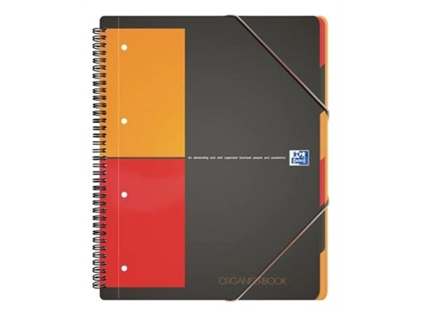 Een Oxford INTERNATIONAL organiserbook, 160 bladzijden, ft A4+, geruit 5 mm koop je bij best4office