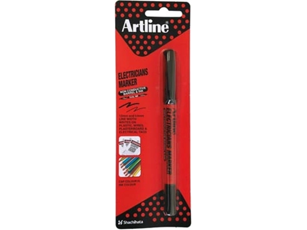 Een Artline marker Electricians, zwart koop je bij Muys Kantoor & Kado