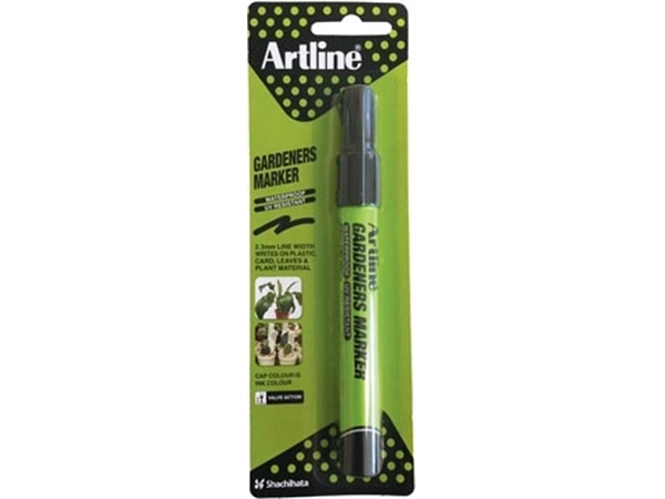 Een Artline marker Gardeners, zwart koop je bij Muys Kantoor & Kado