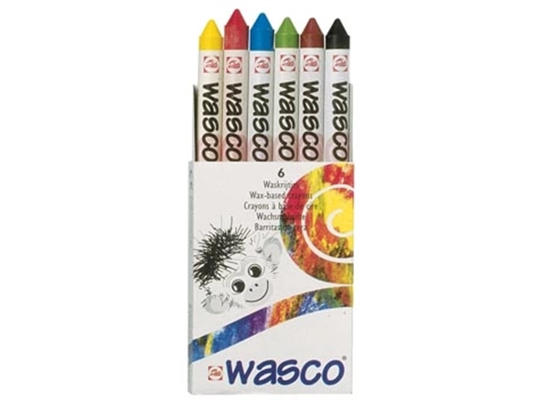 Een Talens waskrijt Wasco, doos met 6 stuks koop je bij best4office