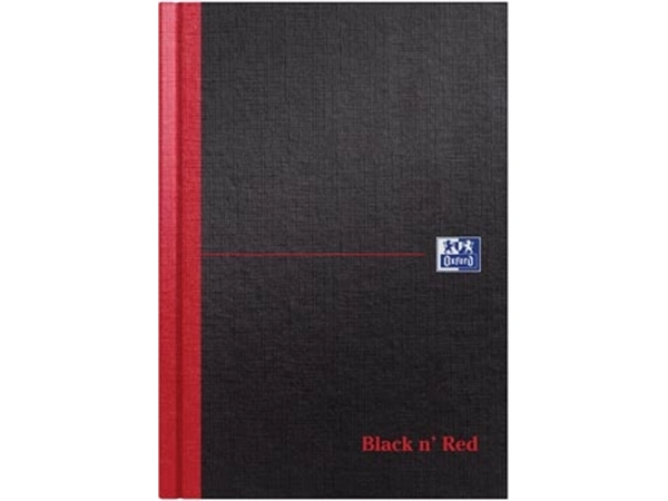 Een Oxford Black n' Red notitieboek, ft A5, gelijnd, 192 bladzijden koop je bij best4office