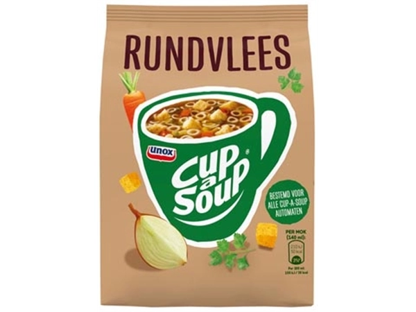 Een Cup-a-Soup vending, rundvlees, 140 ml, zak van 40 porties koop je bij Muys Kantoor & Kado