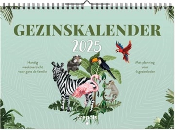 Een Brepols gezinskalender weekoverzicht, Nederlandstalig, 2025 koop je bij best4office