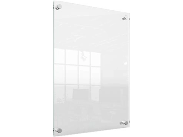 Een Nobo Premium Plus acryl informatiebord, wandgemonteerd, ft A3 koop je bij Muys Kantoor & Kado