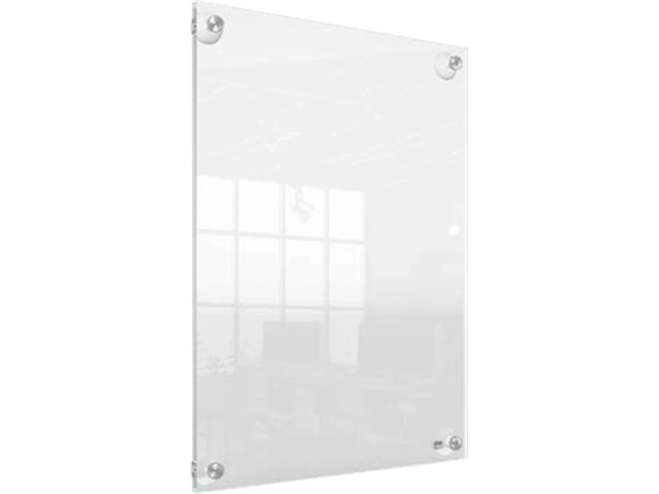 Een Nobo Premium Plus verplaatsbaar acryl informatiebord, wandgemonteerd, ft A3 koop je bij best4office