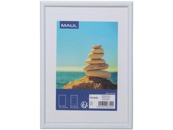 Een MAULart fotolijst, kunststof frame, ft 13 x 18 cm, wit koop je bij best4office