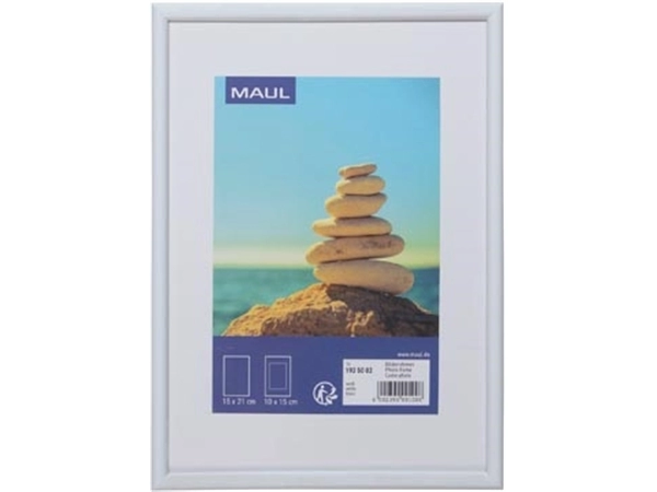 Een MAULart fotolijst, kunststof frame, ft 15 x 21 cm, wit koop je bij best4office