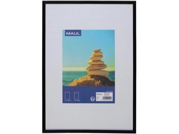 Een MAULart fotolijst, kunststof frame, ft 21 x 30 cm, zwart koop je bij best4office