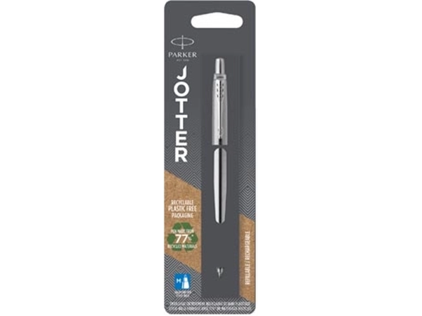 Een Parker Jotter balpen Stainless Steel CT, op blister koop je bij best4office