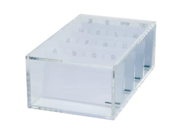 Een MAUL visitekaartbox acryl met deksel incl. index 11.4x19x7.2cm koop je bij best4office