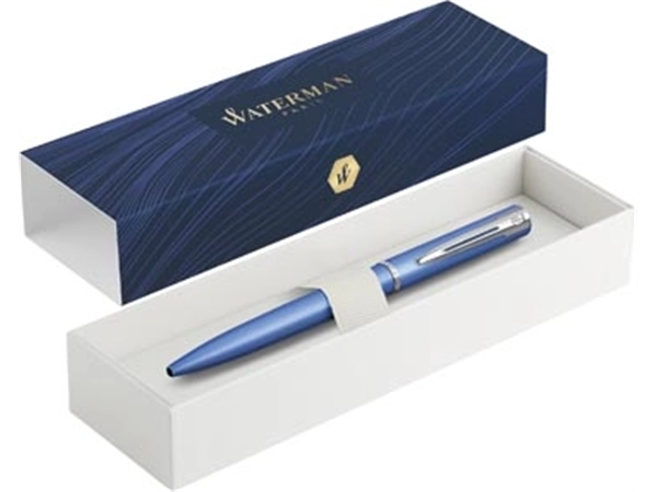 Een Waterman balpen Allure, medium punt, giftbox, blauw koop je bij Muys Kantoor & Kado