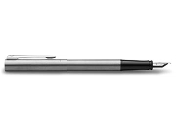 Een Waterman vulpen Allure Chrome fijne punt, inclusief 6 inktpatronen, op blister koop je bij best4office