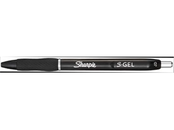 Een Sharpie S-gel roller, medium punt, blister van 3 stuks, zwart koop je bij Muys Kantoor & Kado