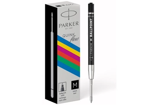 Een Parker ECO balpen navulling, medium, zwart, 20 stuks koop je bij best4office