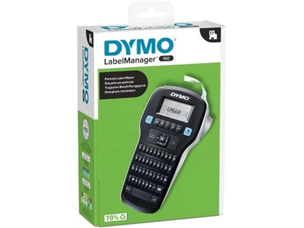 Een Dymo beletteringsysteem LabelManager 160P, azerty koop je bij Muys Kantoor & Kado