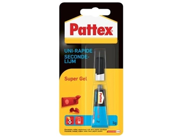 Een Pattex secondelijm Supergel koop je bij Muys Kantoor & Kado